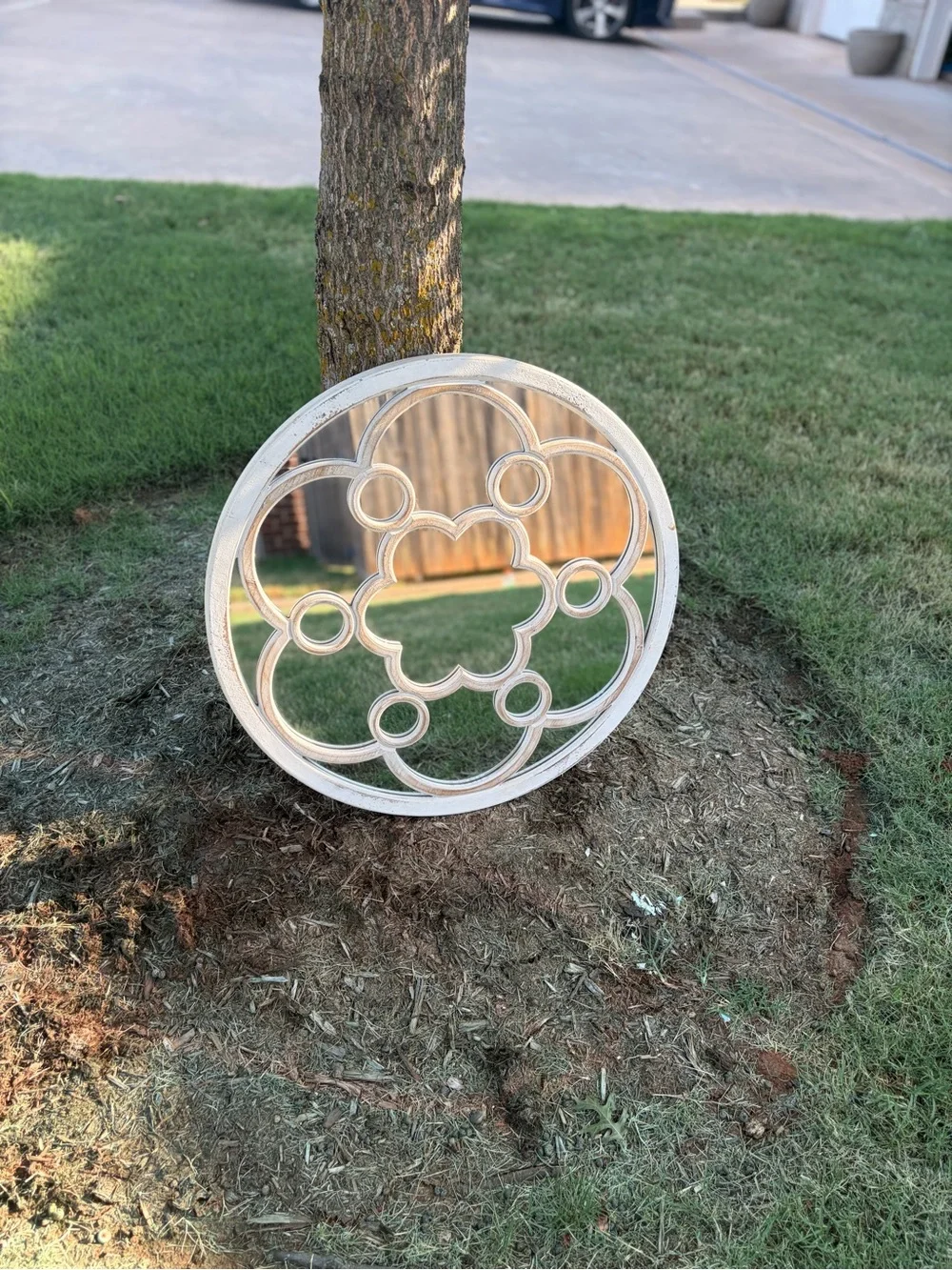 Vintage Round Decorative Mirror